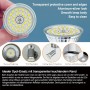 EACLL Bombillas LED GU5.3 Blanco Frío, 6W Equivalente 50W MR16 Halógena, Pack de 6, Focos Sin Parpadeo AC/DC 12V, 6000K 485