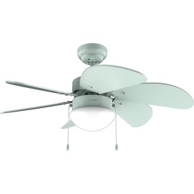 Cecotec Ventilador de Techo con Luz EnergySilence Aero 3600 Vision Full Mint. 50 W, Diámetro 36”, 3 Velocidades, 6 Aspas