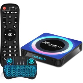 X88 Pro 13 Android 13.0 TV Box, 4GB RAM 64GB ROM RK3528 CPU Smart Set Top Box Incorporado 2.4G / 5G WiFi Bluetooth 4.2, Videos