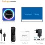 X88 Pro 13 Android 13.0 TV Box, 4GB RAM 64GB ROM RK3528 CPU Smart Set Top Box Incorporado 2.4G / 5G WiFi Bluetooth 4.2, Videos