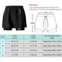 Smatstyle Maillot de Bain Homme Short de Bain Sport Séchage Rapide 2 en 1 Compression Short de Surf Short de Plage Respirant