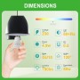 GY 4.9W Bombilla GU10 LED 3000K Blanco Cálido 780LM (Equivalente a 80W), No Regulable, 110 Grados Ángulo de haz - Bombilla Bajo
