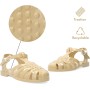 Andrés Machado - Cangrejeras Unisex - Elaboradas En PVC Resistente - Cierre con Hebilla - para la Playa y el Río - Sandalias de
