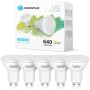 Aigostar - Bombilla LED GU10, 8W, Luz blanca fría 6500K, 640lm, Bajo consumo, no regulable - Paquete de 10 Unidades