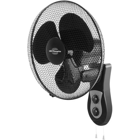 Orbegozo WF 0141, Ventilador de pared, 40 W, 3 velocidades, temporizador de 120 minutos, rejilla de protección, movimiento
