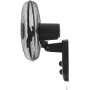 Orbegozo WF 0141, Ventilador de pared, 40 W, 3 velocidades, temporizador de 120 minutos, rejilla de protección, movimiento