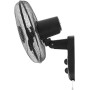 Orbegozo WF 0141, Ventilador de pared, 40 W, 3 velocidades, temporizador de 120 minutos, rejilla de protección, movimiento
