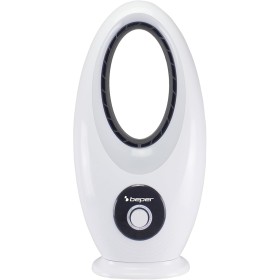 beper P206RAF110 Ventilador de pie moderno sin aspas, 50 W, Silencioso, Oscilante y con 3 velocidades de ventilación, Diseño