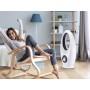 beper P206RAF110 Ventilador de pie moderno sin aspas, 50 W, Silencioso, Oscilante y con 3 velocidades de ventilación, Diseño