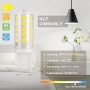DiCUNO Bombilla LED G9 3W, Blanco Cálido 2700K, equivalente a Halógeno de 30-40W, 410lm, IRC 85, AC230V, No Regulable, Sin
