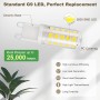 DiCUNO Bombilla LED G9 3W, Blanco Cálido 2700K, equivalente a Halógeno de 30-40W, 410lm, IRC 85, AC230V, No Regulable, Sin