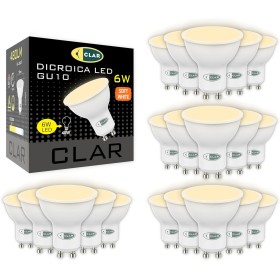 CLAR - GU10 3000K, GU10 LED, Bombilla LED GU10, Bombilla GU10 LED, LED GU10, Ojos de Buey LED, Bombillas GU10 LED, GU10 LED