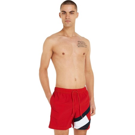 Tommy Hilfiger Bañador para Hombre SF Medium Drawstring Pernera Larga