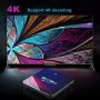 H96 Android 11.0 TV Box, 4GB RAM 64GB ROM Quad-Core 64bit, Soporte 2.4G/5G WiFi Ultra HD 4K H.265/H.264 USB3.0/USB2.0/Bluetooth