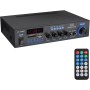 LiNKFOR Amplificador de Audio Bluetooth 5.0 Amplificador Estéreo de Audio 2.0 Canales 50W + 50W con 2 Entradas RCA Radio FM MP3