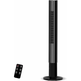 Vidacharmy Ventilador de Torre 110cm Altura, para Espacios Grandes, Ultra Silencioso 26dB, Turbo 7.8 m/s, 4 modos, Oscilación