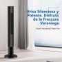 Vidacharmy Ventilador de Torre 110cm Altura, para Espacios Grandes, Ultra Silencioso 26dB, Turbo 7.8 m/s, 4 modos, Oscilación