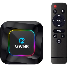 CHROX Android 13.0 TV Box,V0NTAR R3 TV Box［4GB+64GB］RK3528 Quad Core CPU Smart TV Box Android Media Player Compatible con USB