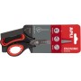 APLI 19649 - Tijeras de oficina de acero inoxidable y con mango ergonómico soft grip, 21 cm