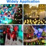 Mini LED Palloncini Luci, Hulaiyaa 100 Pacchi Rotondo LED Palloncini Luci Lampade Luminose, Mini Luminose Lanterne di Carta,