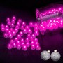 Mini LED Palloncini Luci, Hulaiyaa 100 Pacchi Rotondo LED Palloncini Luci Lampade Luminose, Mini Luminose Lanterne di Carta,