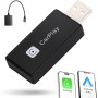 USB CarPlay,(Adaptador Carplay inalámbrico para iOS y Android Auto,Requiere Coche con CARPLAY, Compatible con vehículos Desde