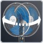 Rowentan Ultimate Protect VU4210F0 Ventilador de pie con líquido antimosquitos 3 velocidades de 40 cm con oscilación automática