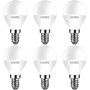 EXTRASTAR Bombillas LED 6W E14 G45, Luz Blanca Natural 4200K, Equivalente a 48W Bombilla Halógena, No Regulable, 6Pcs