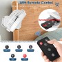 Simpeak Ventilador USB, Recargable 10000 mAh Potente Ventiladores Pequeño de Mesa Dura 70 Horas con LED 3 Velocidades silenciosa