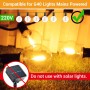 SCNNC Bombillas de Repuesto G40 E12 LED 1W 220V, IP54 Impermeable 2700K Bombilla Filamento G40 LED Globo, G40 LED Exterior