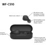 Sony WF-C510 Auriculares Inalámbricos Bluetooth, pequeños, con conexión multipunto, Modo Sonido Ambiente, Resistencia al Agua
