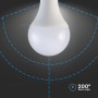 V-TAC Bombilla LED E27 - A80 - 20W (Equivalente a 150W) - 2452 Lumen - 4000K Blanco Neutro - Apertura del Haz de Luz 200° -