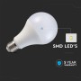 V-TAC Bombilla LED E27 - A80 - 20W (Equivalente a 150W) - 2452 Lumen - 4000K Blanco Neutro - Apertura del Haz de Luz 200° -
