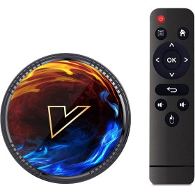 Android 12.0 TV Box, VONTAR H1 Android TV Box Allwinner H618 Quad Core 4GB RAM 64GB ROM Soporte 2.4Ghz/5.0Ghz WiFi BT5.0 10/100M