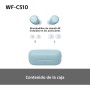 Sony WF-C510 Auriculares Inalámbricos Bluetooth, pequeños, con conexión multipunto, Modo Sonido Ambiente, Resistencia al Agua