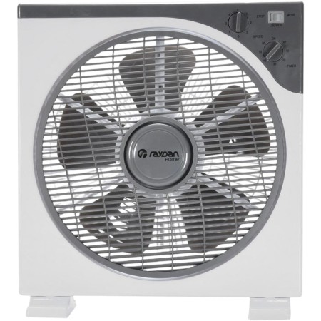 THINIA HOME Ventilador de Suelo con Temporizador Ø30cm y 50W | Ventilador Modelo Terra Box Ventilador Programable de Uso