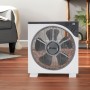 THINIA HOME Ventilador de Suelo con Temporizador Ø30cm y 50W | Ventilador Modelo Terra Box Ventilador Programable de Uso