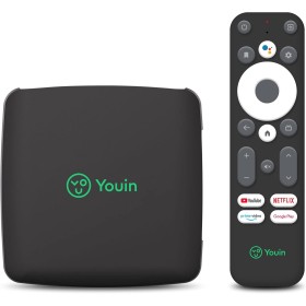 Youin You-Box Android 4K UHD EN1040K Smart TV con Android TV 12 Chromecast Integrado Google Assistant HDR 60fps H.265 WiFi