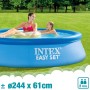 Intex 55237 - Piscina Hinchable, Ø244x61 cm, 1.942 litros, Piscina Redonda, con depuradora Cartucho, 1.250 litros/Hora, Filtro