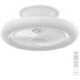 UNIVERSALBLUE Ventilador de Techo Aspas Ocultas Silencioso LED, Mando, 36W, 6 Velocidades, Temporizador, Modo Invierno, Aspas