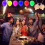 Luces LED para Globos, 100 Piezas Mini Luces LED Blanco Cálido, Luces de Globo Redondas para Linternas de Papel, Luces para