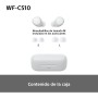 Sony WF-C510 Auriculares Inalámbricos Bluetooth, pequeños, con conexión multipunto, Modo Sonido Ambiente, IPX4, Spotify Tap,