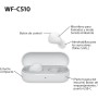 Sony WF-C510 Auriculares Inalámbricos Bluetooth, pequeños, con conexión multipunto, Modo Sonido Ambiente, IPX4, Spotify Tap,