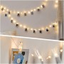 Microwear Cadena de luces con clip de fotos,fuente de alimentación USB actualizada de 100 LED de alambre de cobre de 10 m con