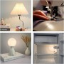 SCNNC Bombilla E14 LED Frigo T18 3W AC230V, 300LM Blanco Frío 6000K, No Regulable, Equivalente 30W Incandescente, Bombilla LED
