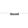kwb Nivel de burbuja de cuerda para alinear cuerdas/albañilería – 78 mm pequeño – Con base de aluminio – Preciso y manejable –