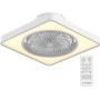 UNIVERSALBLUE | Ventilador de Techo con Aspas Ocultas| 6 Velocidades |Luz LED| Bajo Consumo | Silencioso | Modo Invierno |