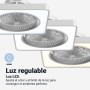UNIVERSALBLUE | Ventilador de Techo con Aspas Ocultas| 6 Velocidades |Luz LED| Bajo Consumo | Silencioso | Modo Invierno |