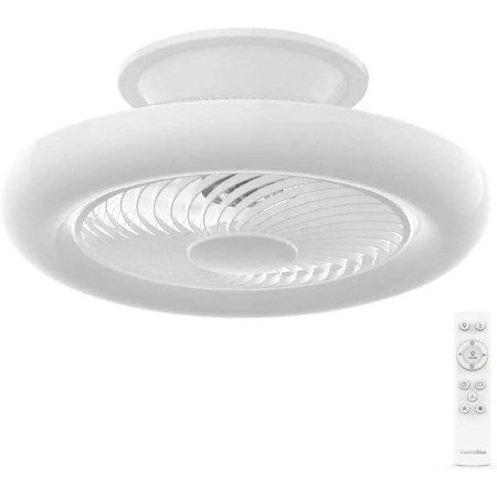 UNIVERSALBLUE | Ventilador de Techo con Aspas Ocultas| 6 Velocidades |Luz LED| Bajo Consumo | Silencioso | Modo Invierno |