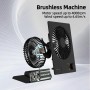 VEMONT Ventilador de sobremesa, Ventilador de mesa USB,Ventilador con batería recargable de 5000mAh,Ventilador portátil con